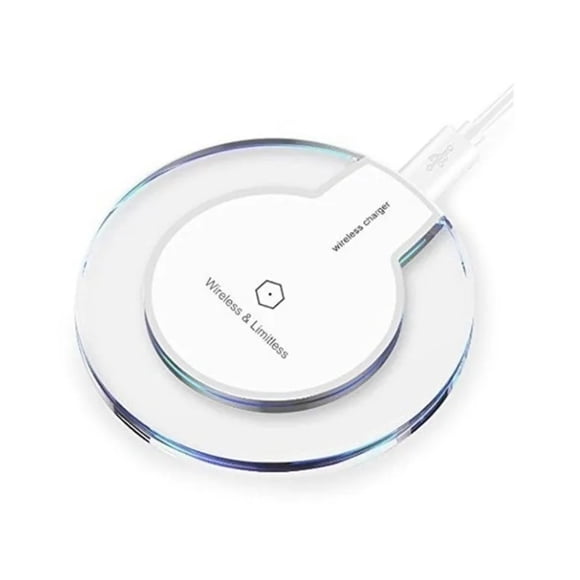 Cargador Inalambrico Qi Slim para Celular - Blanco OEM Cargador Qi