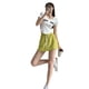 thumbnail image 5 of Pantalones cortos Minnieouse para mujer Faldas Vestido Casual Cordón Mini A-line Fruta Verde L, 5 of 6