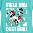 thumbnail image 3 of Disney - Field Day Best Day - Toddler And Youth Girls Short Sleeve Graphic T-Shirt, 3 of 5