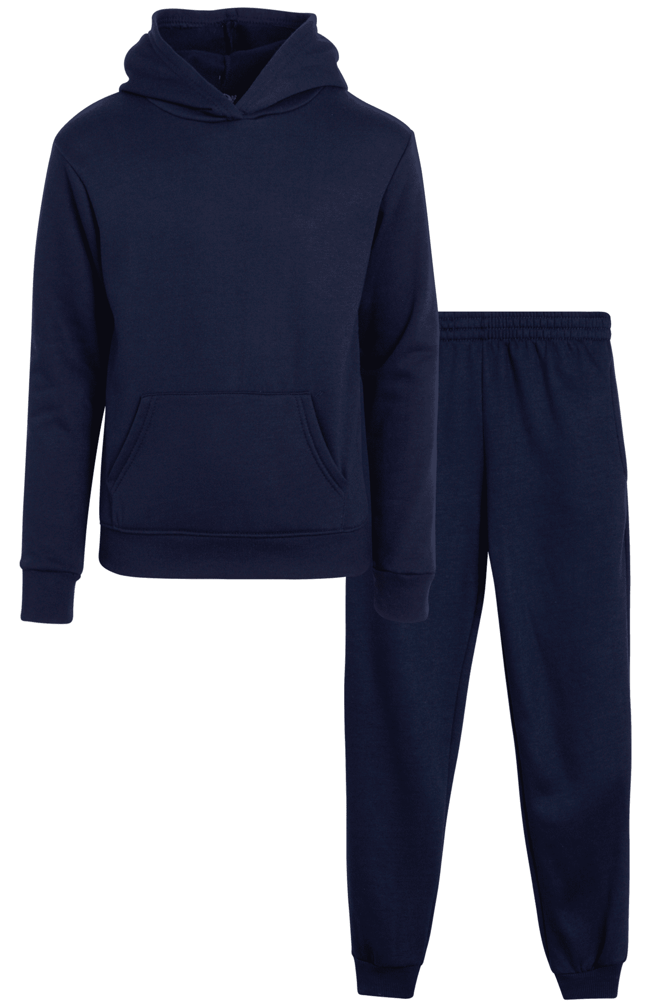 Real Love Girls' Jogger Set 2 Piece Basic Fleece Pullover Hoodie and