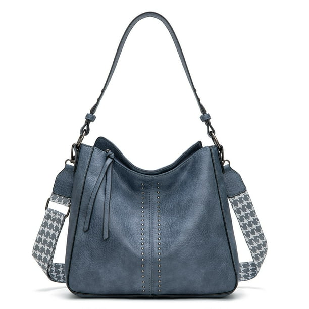 Bolso Montana West MWC-128AJN Cuero Vegano Azul