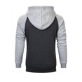 thumbnail image 2 of Sudadera con capucha raglán para hombre, sudadera informal sencilla estilo vintage, 2 of 6