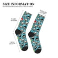 thumbnail image 3 of Vsdgher Christmas Hat Cute French Bulldog Unisex Crew Socks Lightweight Breathable Ventilation Ankle Socks, Mid-calf socks for Daily, 3 of 7