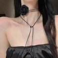 thumbnail image 1 of 2-Pack Girly Neck Straps Dark Night Rose Neck Neck Chain Collar Dress Up Accessories, 1 of 2