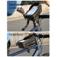 thumbnail image 3 of Bolsa impermeable para cuadro de bicicleta Lamicall con soporte para teléfono de 1,3 L, 3 of 7
