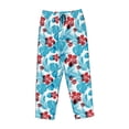 thumbnail image 4 of Naloa Hawaiian Style Print Women’s Ultra-Soft Comfy Pajama Lounge Pants with Pockets & Drawstring, 4 of 8
