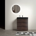 thumbnail image 2 of Black Basin with Grainy Feel - Hard Surface - Unique Bathroom - Distinctive Feature, 2 of 4