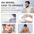 thumbnail image 3 of Men's 3-in-1 Black Beard & Hair Dye Shampoo, Instant Grey Darkening Beard Color Shampoo in 10 Minutes, Simpler Gray Reducing Mustache & Beard Dye for Men, with Plant Extract for Healthy Facial Hair, 3 of 7