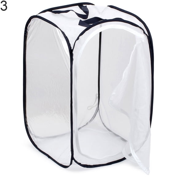 Collapsible Butterfly Habitat Feeding Cultivation Terrarium Mesh Cage by Mightlink