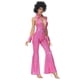 thumbnail image 4 of Disfraz de cantante de discoteca Rock para Halloween para mujer, disfraz Hippie Vintage de los años 70 y 80, traje de baile puesta en escena, 4 of 4