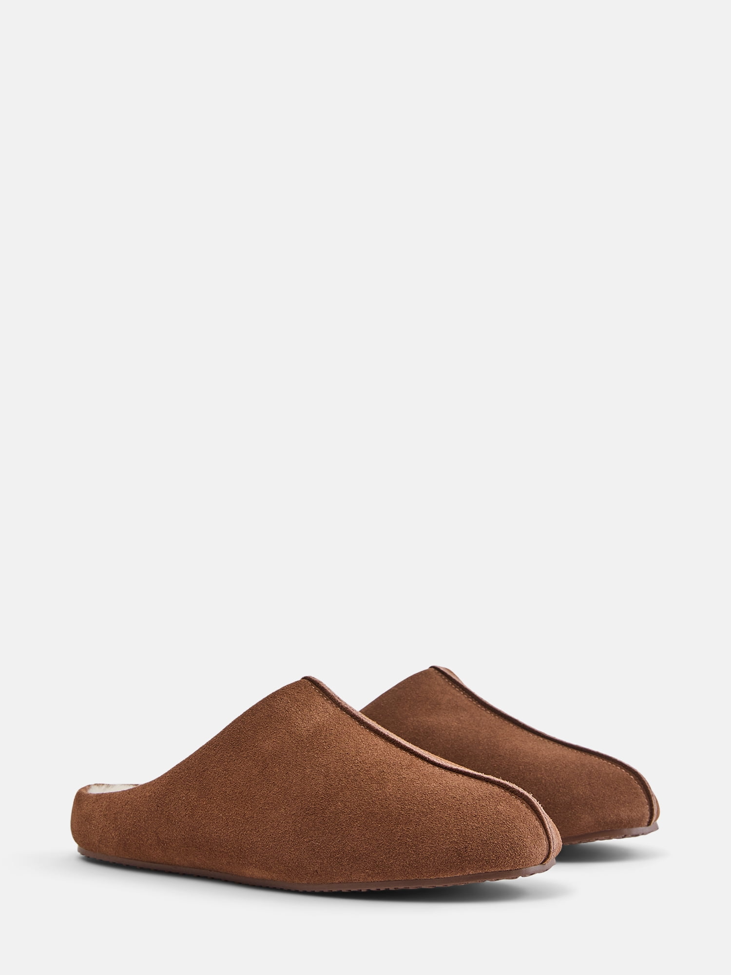 Joyspun Women's Suede Mule Slippers