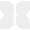 thumbnail image 4 of 34"OD x 3"ID x 11 3/4"C x 1"P Titus Architectural Grade PVC Contemporary Ceiling Medallion, Two Piece, 4 of 11