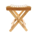 thumbnail image 4 of Taburete plegable de bambú para masajes, ducha, reposapiés, asiento plegable portátil para el hogar., 4 of 14