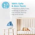 thumbnail image 4 of Pure Enrichment MistAire Ultrasonic Cool Mist Humidifier - Quiet Air Humidifier That Lasts Up To 25 Hours, 360° Rotation Nozzle, Auto Shut-Off, Night Light, 4 of 9