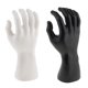 thumbnail image 1 of 2 Piezas de Maniquí Hecho a Mano para Hombre, Soporte para Exhibición, , Exhibición de Joyería, Soporte de Exhibición, y Reloj Negro + blanco Macarena Maniquí de la exhibición de la mano, 1 of 8