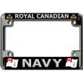 thumbnail image 1 of Cadre de Plaque d'Immatriculation pour Moto Chromée Royal Canadian Navy, 1 of 1