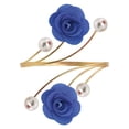 thumbnail image 1 of QIDESHIP Blue Curtain Rings with Red Roses and Pearls, Metal Party Balloon, a Curtain Ring, Curtain Tiebacks Red Rose with Pearls Curtain Holdbacks Decorative Gold Curtain Tiebacks Handmade, 1 of 9