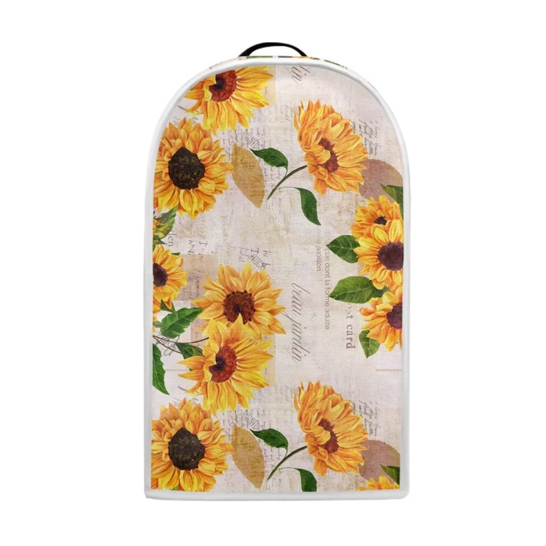 Renewold Retro Sunflower Blender Cover Foldable Kitchen Small Appliance