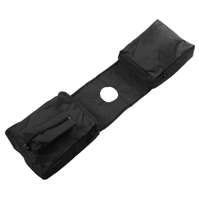 Bolsa de Almacenamiento para Sillín de ATV con Cremallera y Portavasos Impermeable Negro Unique Bargains