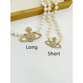 thumbnail image 4 of Collar de perlas Gentle Diamond Planet para mujer, gargantilla vintage de lujo ligera de alta gama, cadena de lana para el cabello, 4 of 6