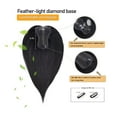 thumbnail image 2 of Lotfon Real Human Hair Toppers for Women with Thinning Hair Hair Loss Cover Gray Hair (Near Black), 2 of 14