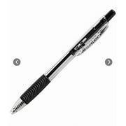 Clip Click Retractable Ball Point Pens, 1.0 mm Black Ink, Set of 10