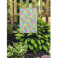thumbnail image 2 of NUDECOR Geo Geometric Trellis Pattern Vivid Color Screen Oriental Moroccan Abstract Garden Flag Decorative Flag House Banner 12x18 inch, 2 of 2