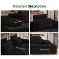 thumbnail image 4 of Garaneeds 113" Black Modular Sectional Sofa for Living Room - Boneless Cloud Couch, No Assembly Required, 4 of 8