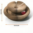 thumbnail image 4 of Kitty Kurlz Magic Organ Cat Toy, Foldable Infinity Style Cat Scratching Board Toy by Recycled Cardboard, Durable Interactive Accordion Toys with a Ball for Indoor Cats, 4 of 8