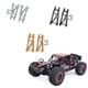 thumbnail image 5 of Brazo de suspensión trasero inferior de metal para coche Zd 1/10 Rc, plata Afortunado Sencillez, 5 of 5
