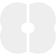 thumbnail image 4 of 14"OD x 3"ID x 5 1/2"C x 1"P Charlotte Architectural Grade PVC Contemporary Ceiling Medallion, Two Piece, 4 of 11