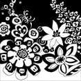 thumbnail image 2 of Zarris, Chariklia 20x20 Black Ornate Wood Framed with Double Matting Museum Art Print Titled - Tokyo Garden VIII, 2 of 4