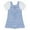 Blue-2402, variant on KIDSCOOL SPACE Girls Denim Overalls Dress,Cute Bear Simple Design Summer Colored Jumpsuit Dress,Orange,11-12 Years