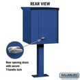 thumbnail image 2 of SALSBURY INDUSTRIES 4276BLU Pedestal Drop Box,Large,Aluminum,Blue, 2 of 2