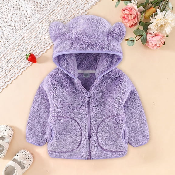 Child Baby Boys Winter Coat Jacket Baby Hoodie with for Baby Girls Warm Outerwear Winter Clothes 7-8 Years