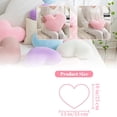 thumbnail image 2 of Plush Pillow, Heart Shape Cushion, Fluffy Throw Pillows, Valentines Day Decorations, Decorative Back Cushions, Love Pillows Cute Pillow for Living Room Bedroom Nursery Decor, Pink,13*10 in, 2 of 8