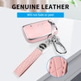 thumbnail image 4 of Key Fob Cover Compatible with Volkswagen Atlas Alltrack Jetta Passat Tiguan Keychain Case Holder Protector,Pink, 4 of 7