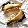 thumbnail image 6 of Fenlogft Men's Shoes High-Top Soccer Molded Cleats, Medium Low Heel Platform Closed Toe, Gold 4.5, 6 of 6