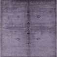 thumbnail image 1 of Ahgly Company Machine Washable Indoor Square Industrial Modern Grape Purple Area Rugs, 5' Square, 1 of 7