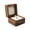 E, variant on Ring Box Square Portable Wood Vintage Design Earring Box for Wedding E