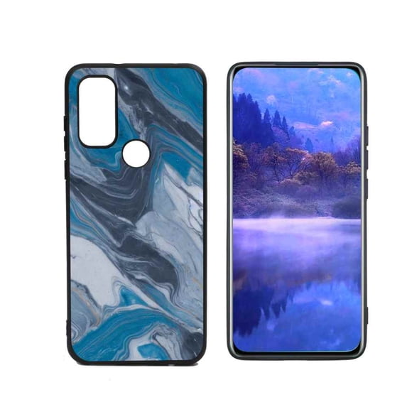 Compatible with Motorola Moto G Pure Phone Case, Marble-155 Case Men Women, Flexible Silicone Shockproof Case for Motorola Moto G Pure