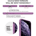 thumbnail image 3 of iPhone 11 Pro Max Case, Slim Liquid Silicone Case Compatible with iPhone 11 Pro Max 6.5 Inch, Full Body Microfiber Lining Protective Case (Lilac Purple), 3 of 12