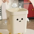 thumbnail image 3 of Maoww Kitchen Wastebasket Cream Style With Standing And Sitting Options Cream Style With Two Styles Sitting posture M(12L), 3 of 6