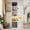 white-2, variant on Farmhouse Buffet Cabinet with Barn Doors and Adjustable Shelves, Large Kitchen Storage Sideboard for Coffee Bar, Entryway Console (White)