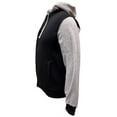 thumbnail image 3 of Epic Youth Letterman Varsity Jacket, Solid Trim Cotton Blend, 3 of 4