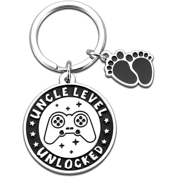 Uncle Gifts Uncle Keychain Uncle Baby Announcement Promoted to Uncle Gift Uncle Pregnancy Announcement Gifts First Time Gifts New Uncle Gifts Christmas Gifts for Uncle to Be Uncle Level Unlocked