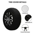 thumbnail image 2 of Fotbe Cowboy Western Funda de Llanta de Repuesto con Estampado, Engrosada, Ajuste Universal para Jeep, Remolque, RV, SUV, Camión-17 inch, 2 of 6