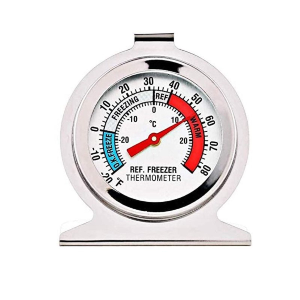 Refrigerator freezer thermometer refrigerator DIAL stainless steel