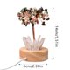thumbnail image 2 of Lámpara De Cristal De Cuarzo Blanco Natural Con Base Led Árbol Feng Shui Para El Hogar Luz Nocturna De Piedra, 2 of 5