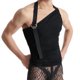 thumbnail image 2 of pstuiky Camiseta sin mangas para hombre, Top ajustado europeo y elástico con tirantes personalizados, hombros inclinados y tejido ahuecado. Camisas para hombres l, 2 of 4